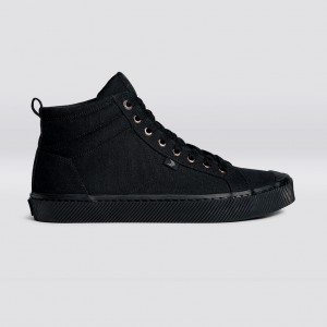 Cariuma High Top Canvas Vegan OCA HIGH Herren Schwarz | 352-TFMILV