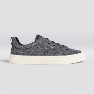 Cariuma Low Top Bamboo Weave Knit Vegan IBI Damen Grau | 718-IZCOEN