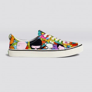 Cariuma Low Top Canvas OCA LOW Damen OCA Low Toz Print | 402-QTPLFW