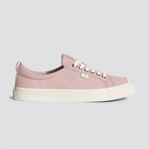 Cariuma Low Top Canvas Vegan OCA LOW Damen Rot | 137-UYBASC