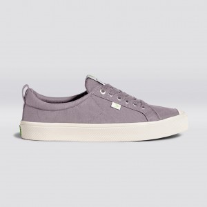 Cariuma Low Top Canvas Vegan OCA LOW Damen Grau | 803-WTFZQH