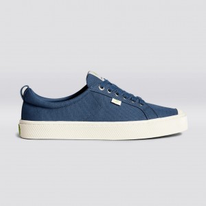 Cariuma Low Top Canvas Vegan OCA LOW Damen Blau | 379-JDHZYX