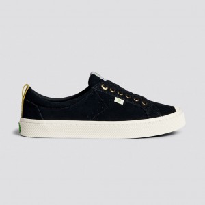 Cariuma Low Top Suede OCA LOW Herren Schwarz | 981-VOJUSN