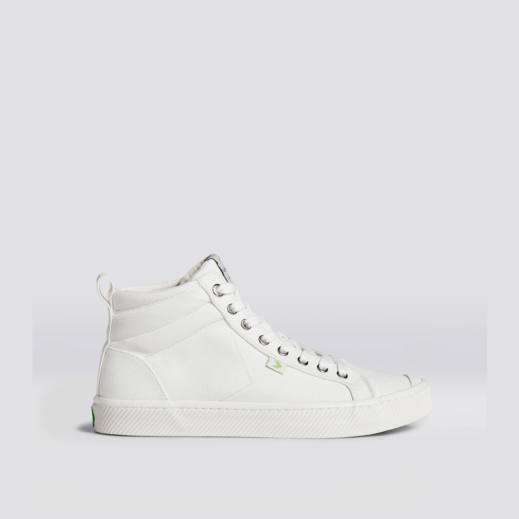 Cariuma High Top Canvas Vegan OCA HIGH Damen Off-White | 981-NRYUIW