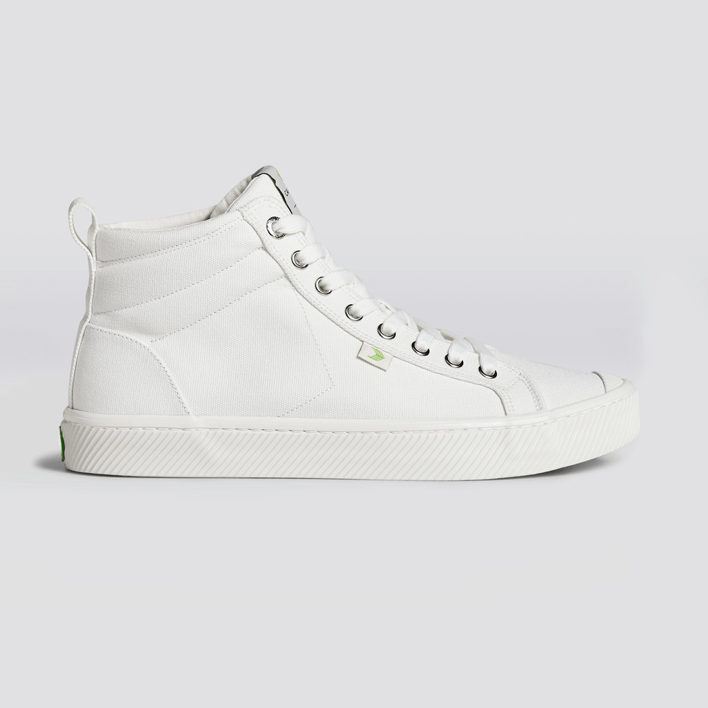 Cariuma High Top Canvas Vegan OCA HIGH Damen Off-White | 981-NRYUIW