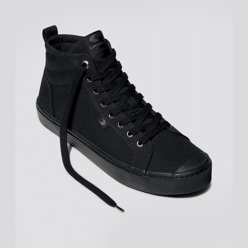 Cariuma High Top Canvas Vegan OCA HIGH Herren Schwarz | 352-TFMILV