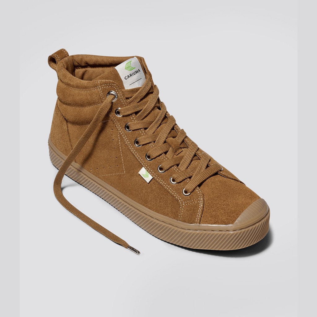 Cariuma High Top Suede OCA HIGH Damen Camel | 051-DHCAZW