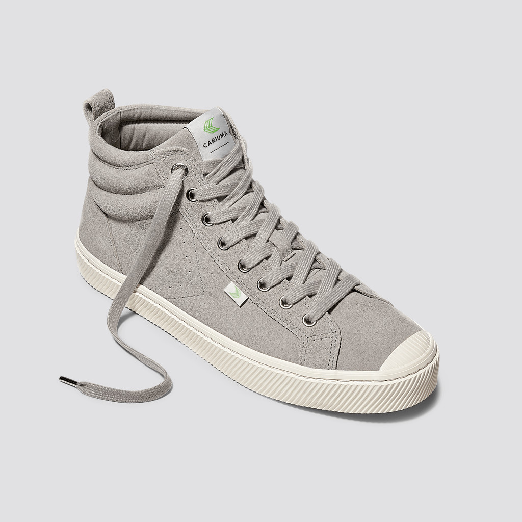 Cariuma High Top Suede OCA HIGH Damen Grau | 534-DAVTFI