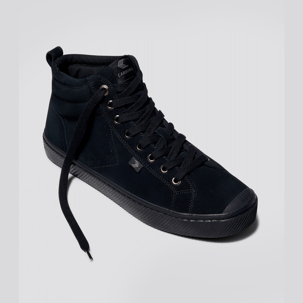 Cariuma High Top Suede OCA HIGH Damen Schwarz | 065-DCVFNH