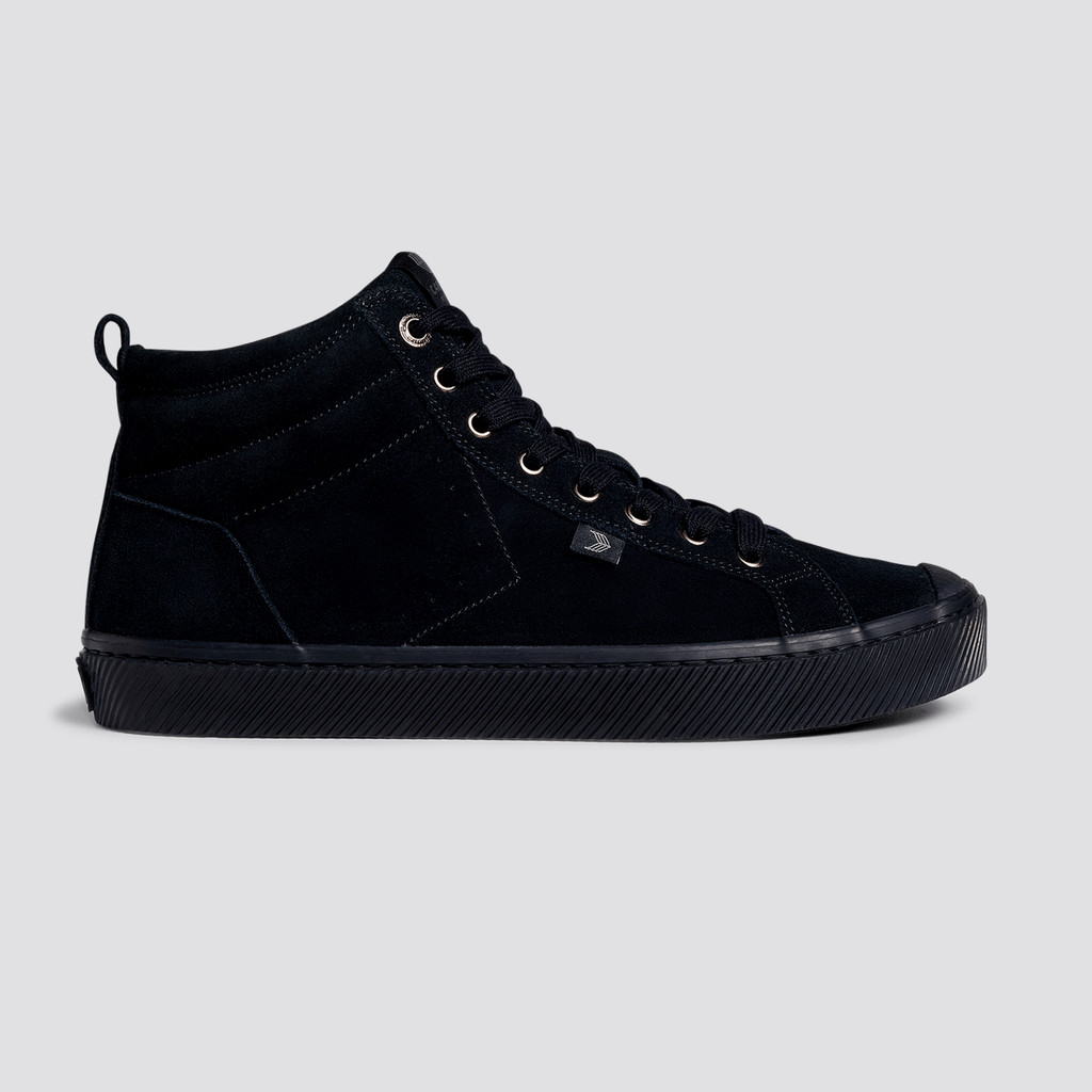 Cariuma High Top Suede OCA HIGH Damen Schwarz | 065-DCVFNH