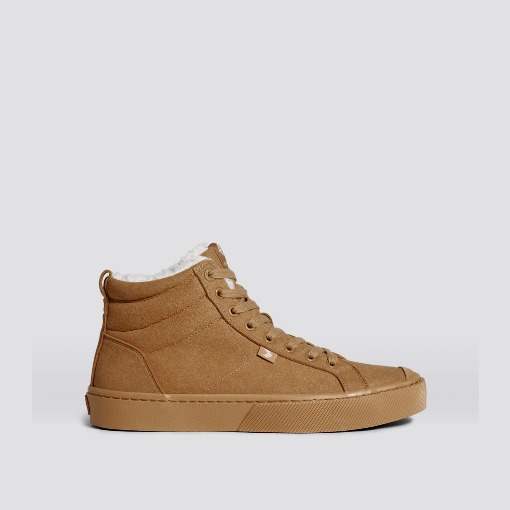 Cariuma High Top Suede Vegan OCA HIGH Damen All Camel | 143-KYRZVX