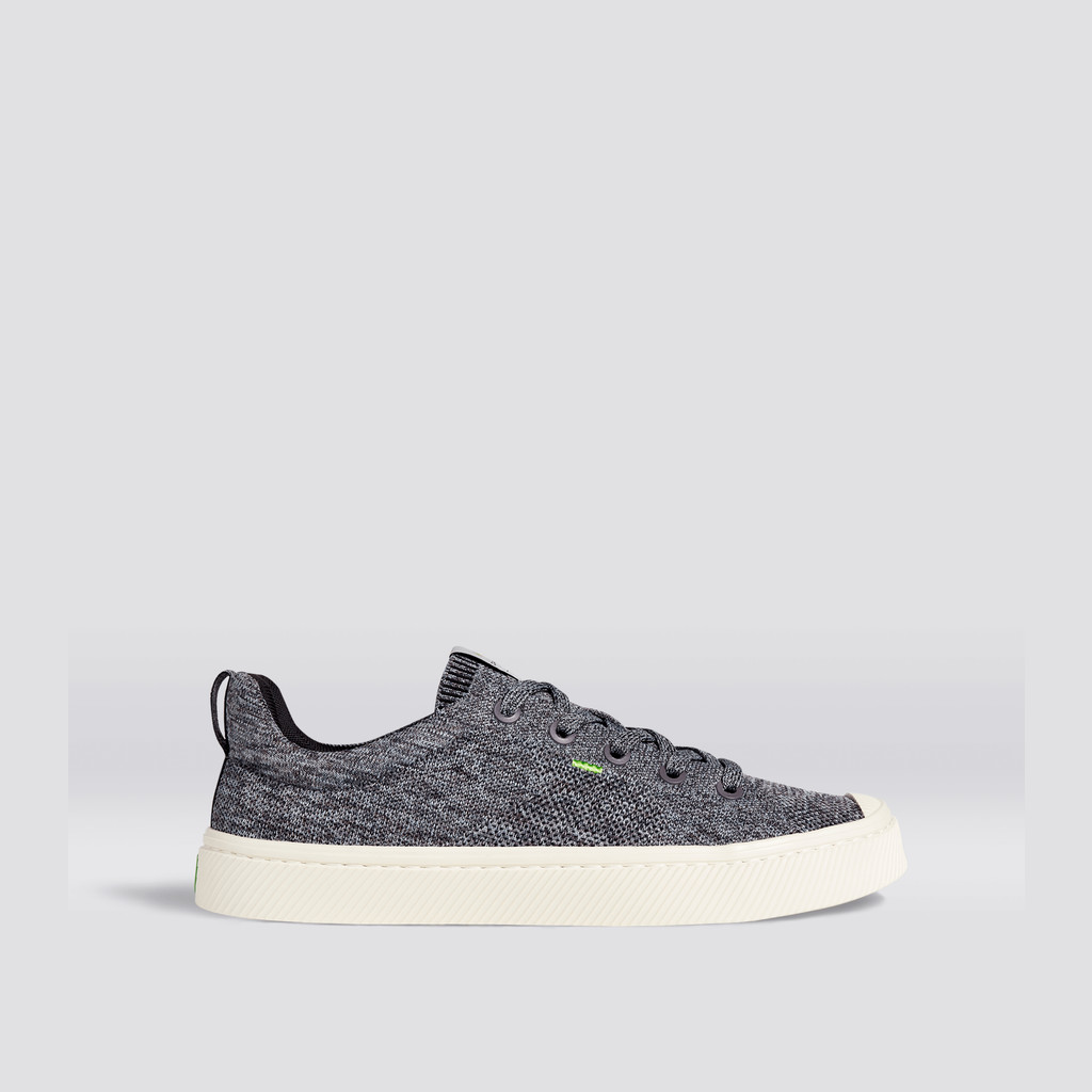 Cariuma Low Top Bamboo Weave Knit Vegan IBI Damen Grau | 718-IZCOEN