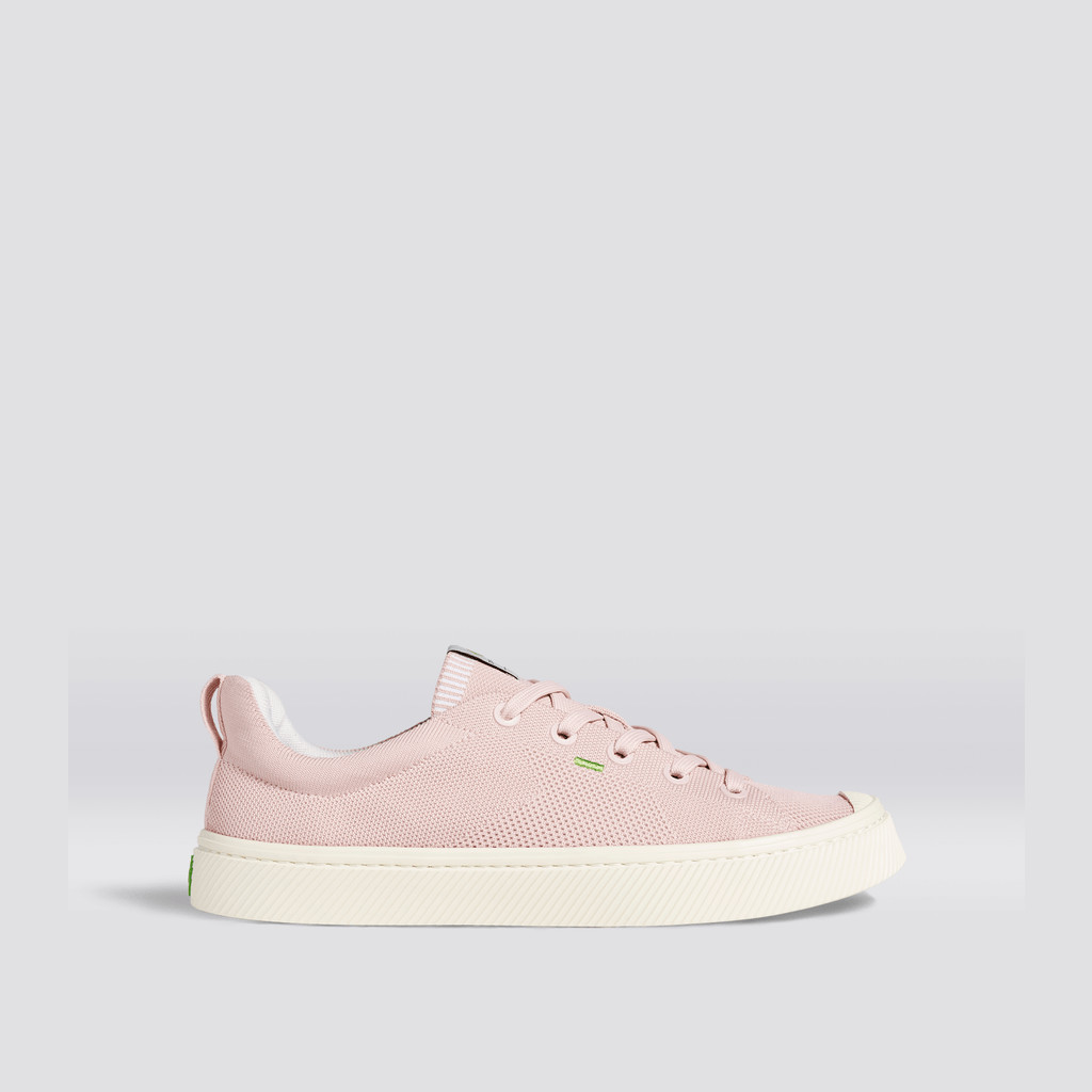 Cariuma Low Top Bamboo Weave Knit Vegan IBI Herren Rosa | 403-DLNRGM