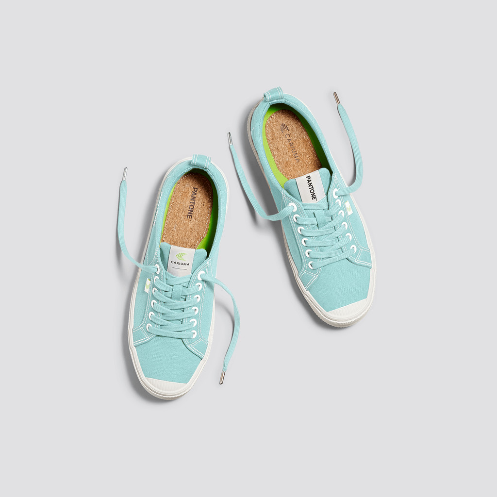 Cariuma Low Top Canvas OCA LOW Damen Blau | 067-ONEXRW