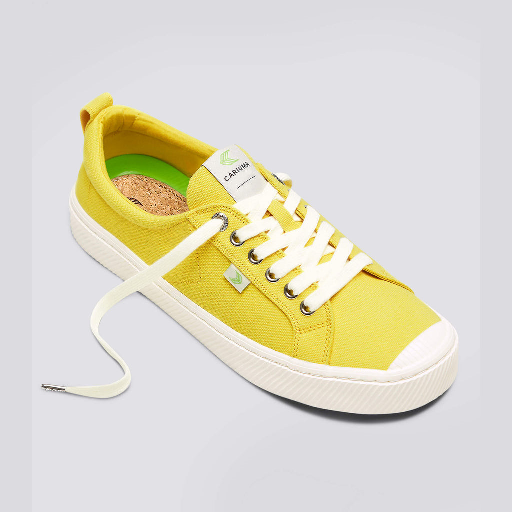 Cariuma Low Top Canvas OCA LOW Damen Gelb | 384-YPFIBO