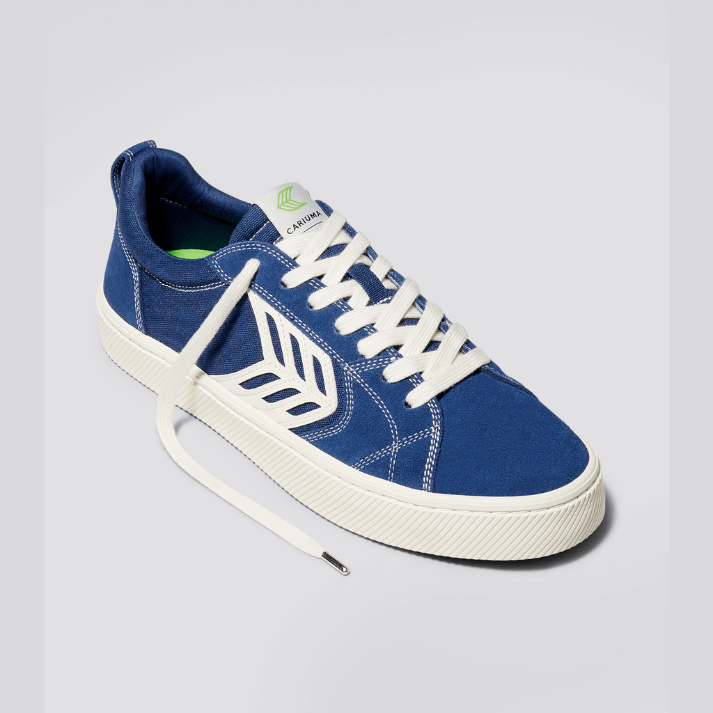 Cariuma Low Top Canvas Skate Vegan CATIBA PRO Damen Blau | 046-TUMXGA