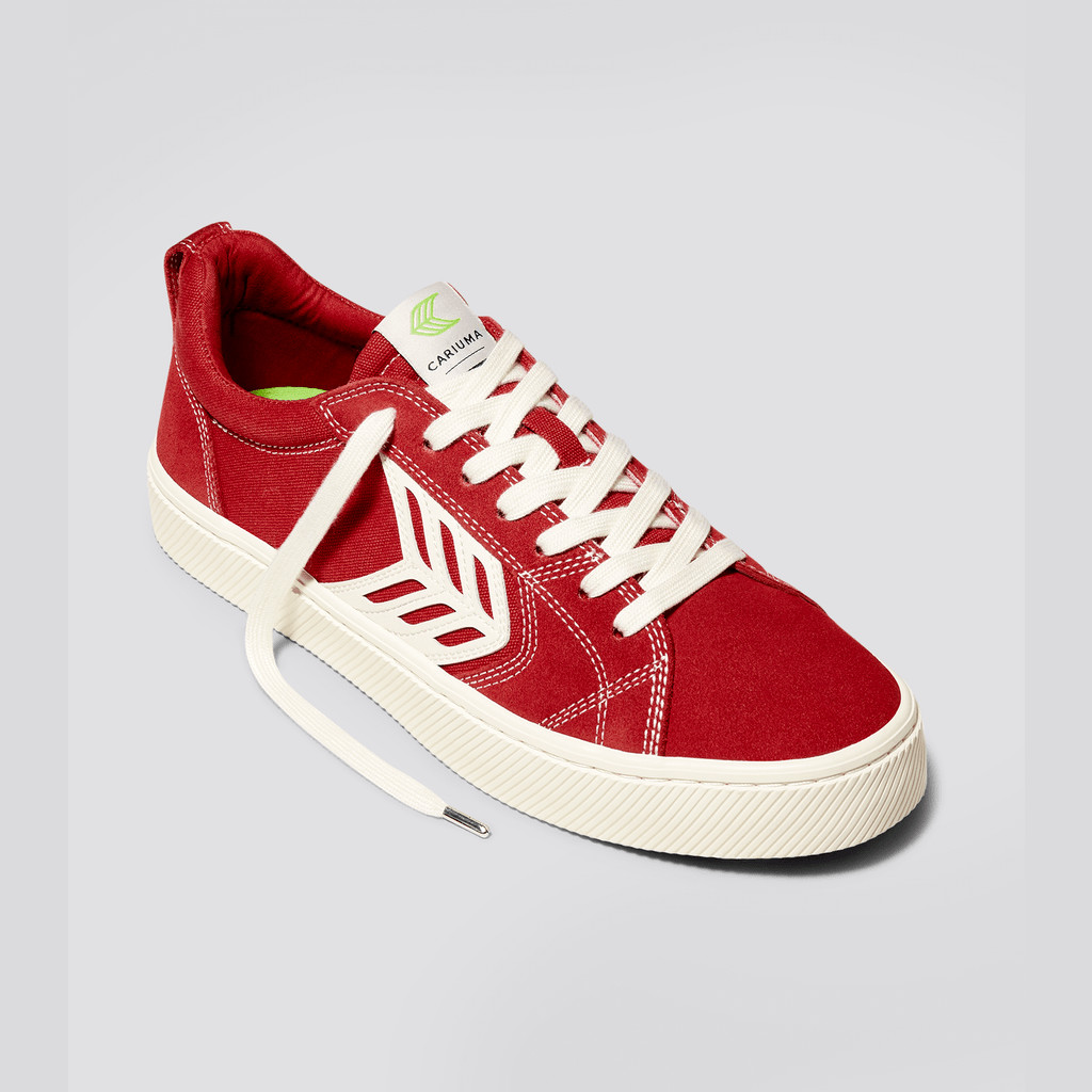 Cariuma Low Top Canvas Skate Vegan CATIBA PRO Damen Rot | 270-LNUKHM