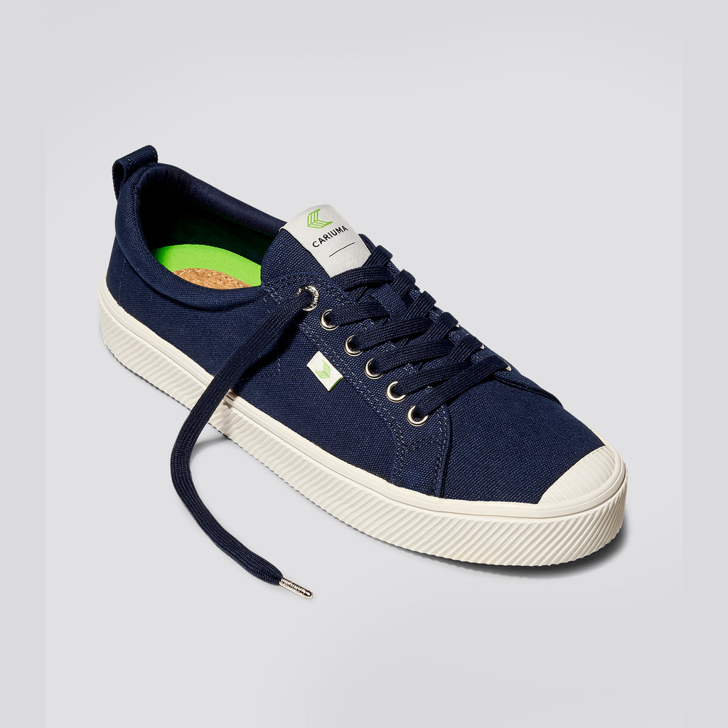 Cariuma Low Top Canvas Vegan OCA LOW Damen Blau | 675-PIRCYK