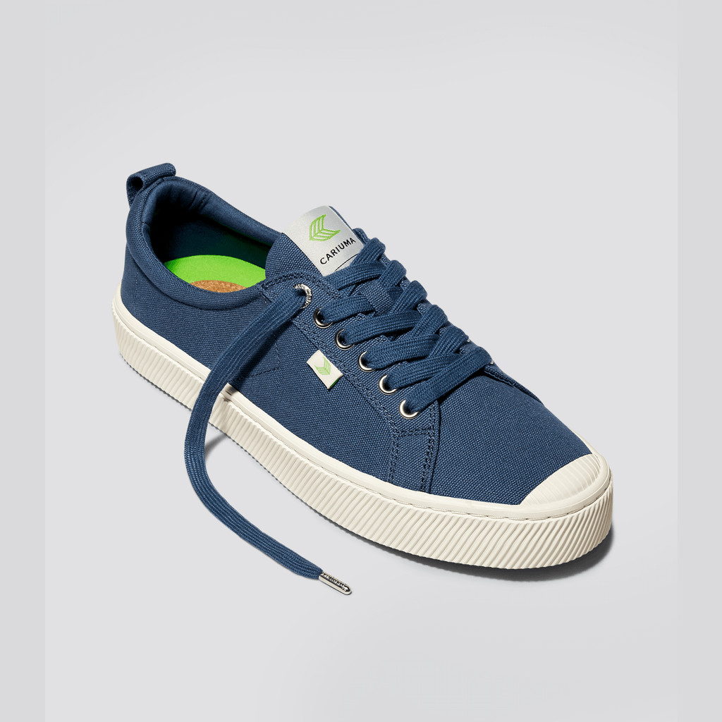 Cariuma Low Top Canvas Vegan OCA LOW Damen Blau | 379-JDHZYX