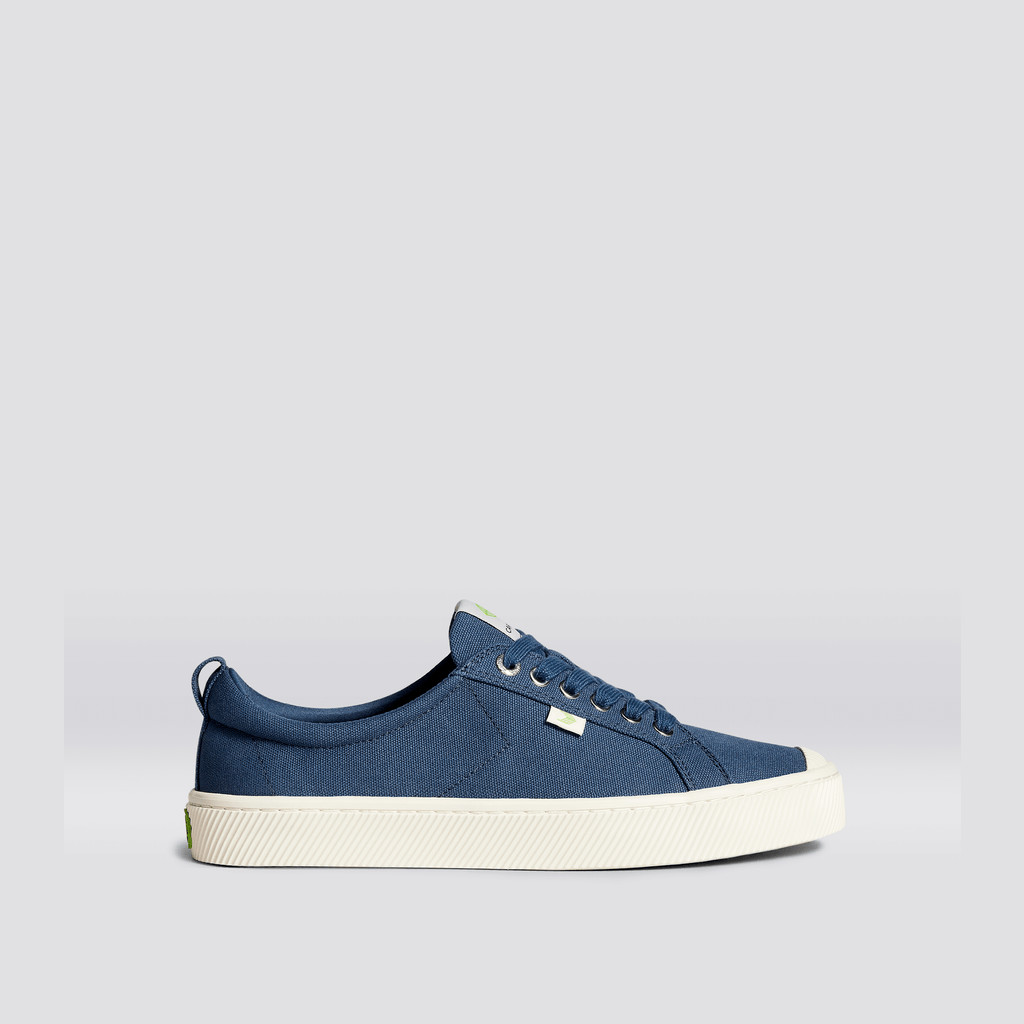 Cariuma Low Top Canvas Vegan OCA LOW Damen Blau | 379-JDHZYX