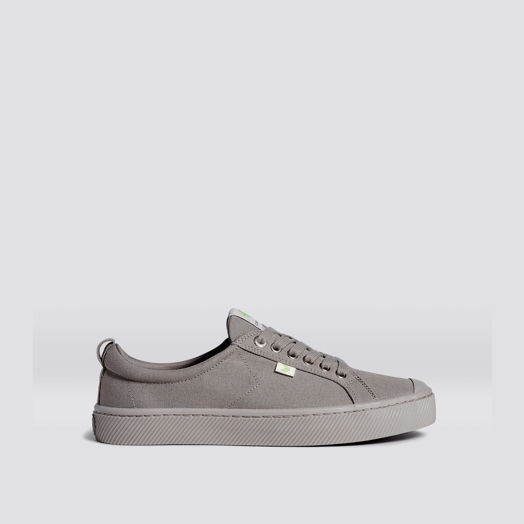 Cariuma Low Top Canvas Vegan OCA LOW Damen Grau | 031-TNUXPC