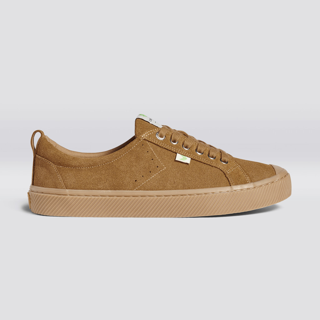 Cariuma Low Top Suede OCA LOW Damen All Camel | 462-QKITDJ