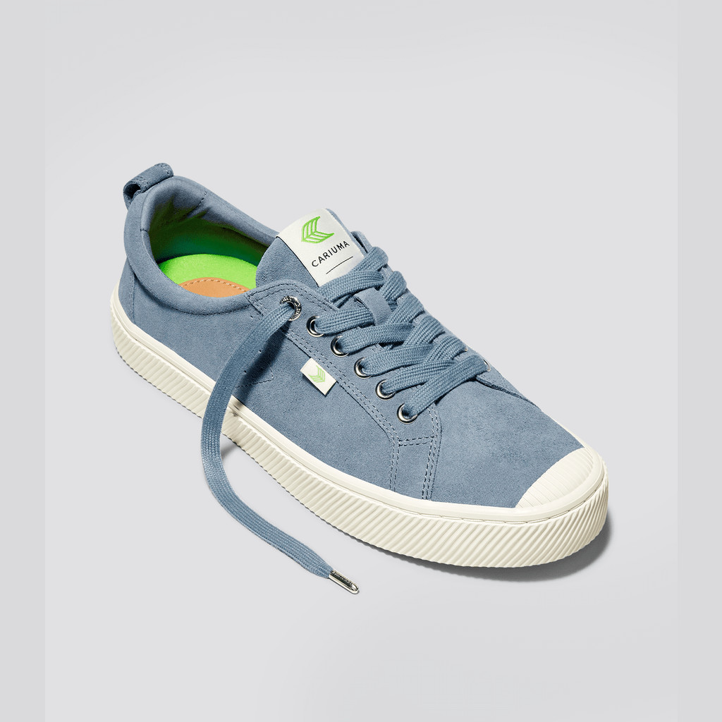 Cariuma Low Top Suede OCA LOW Damen Blau | 470-DKTNPR