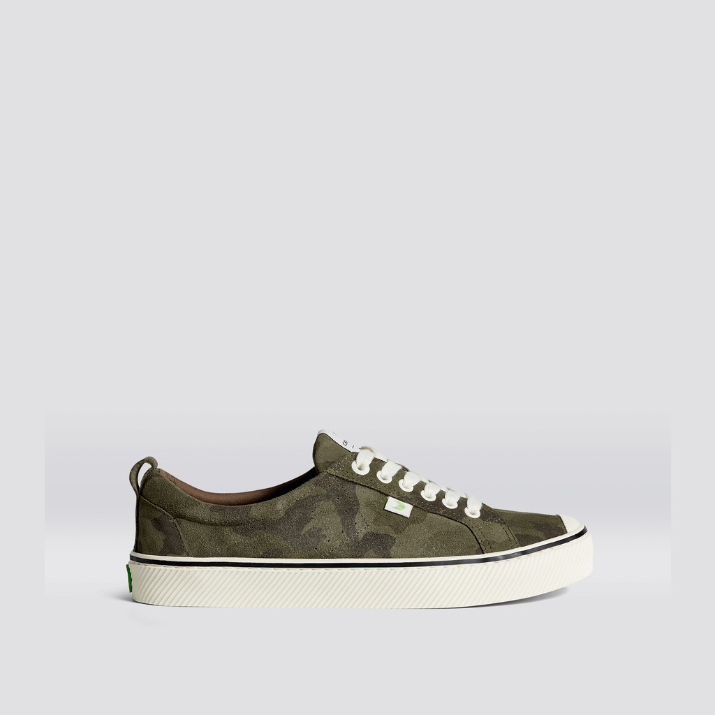 Cariuma Low Top Suede OCA LOW Damen Camouflage | 735-ANFDZI