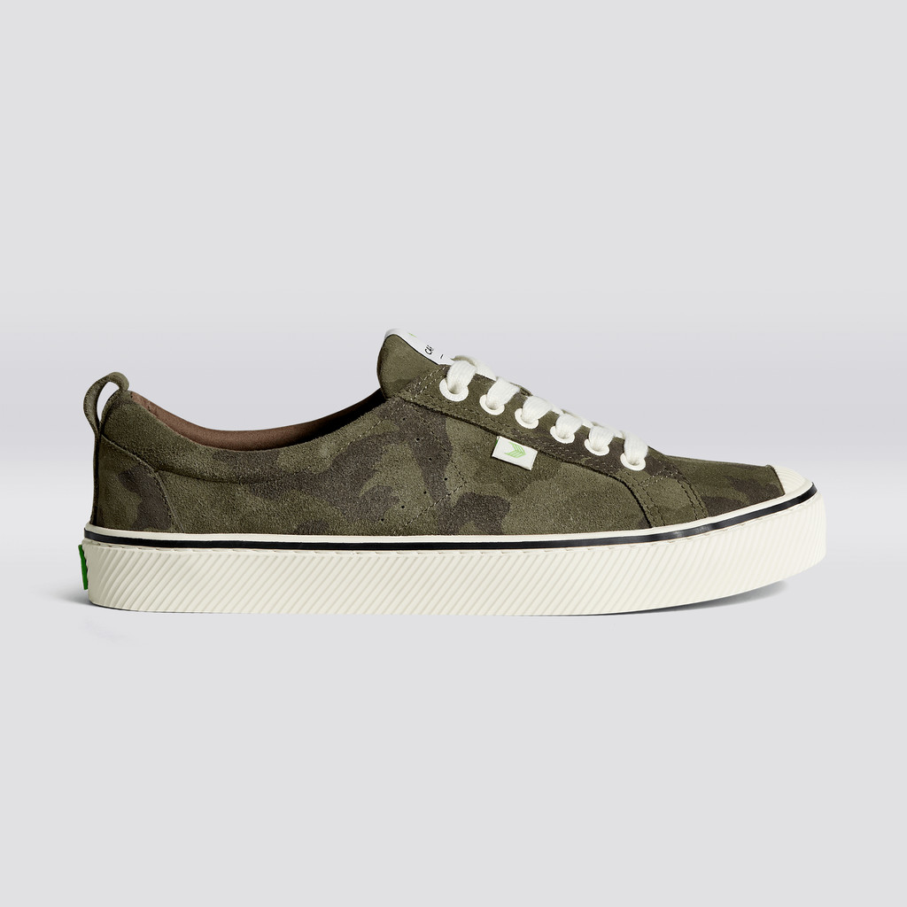 Cariuma Low Top Suede OCA LOW Damen Camouflage | 735-ANFDZI