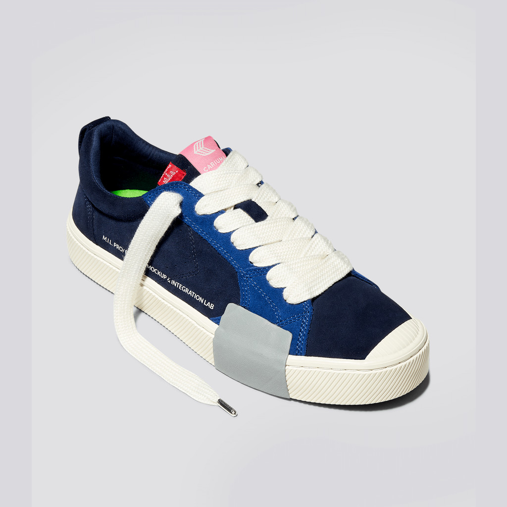 Cariuma Low Top Suede OCA LOW Damen Navy | 367-GLJXCR