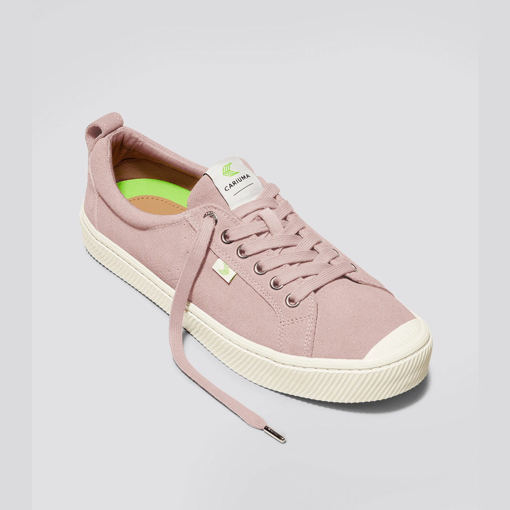 Cariuma Low Top Suede OCA LOW Damen Rosa Rot | 628-FKSJYG