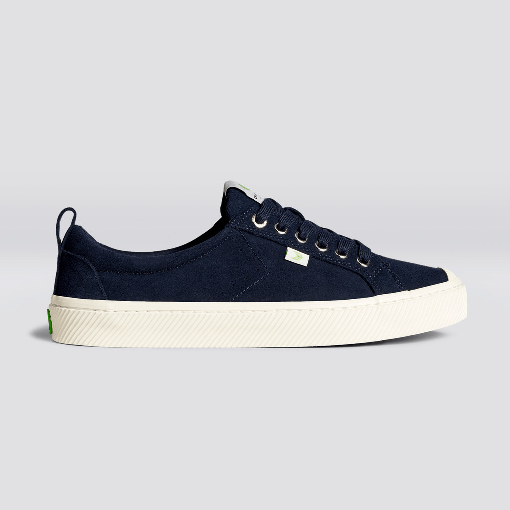 Cariuma Low Top Suede OCA LOW Herren Blau | 375-MSQRGW