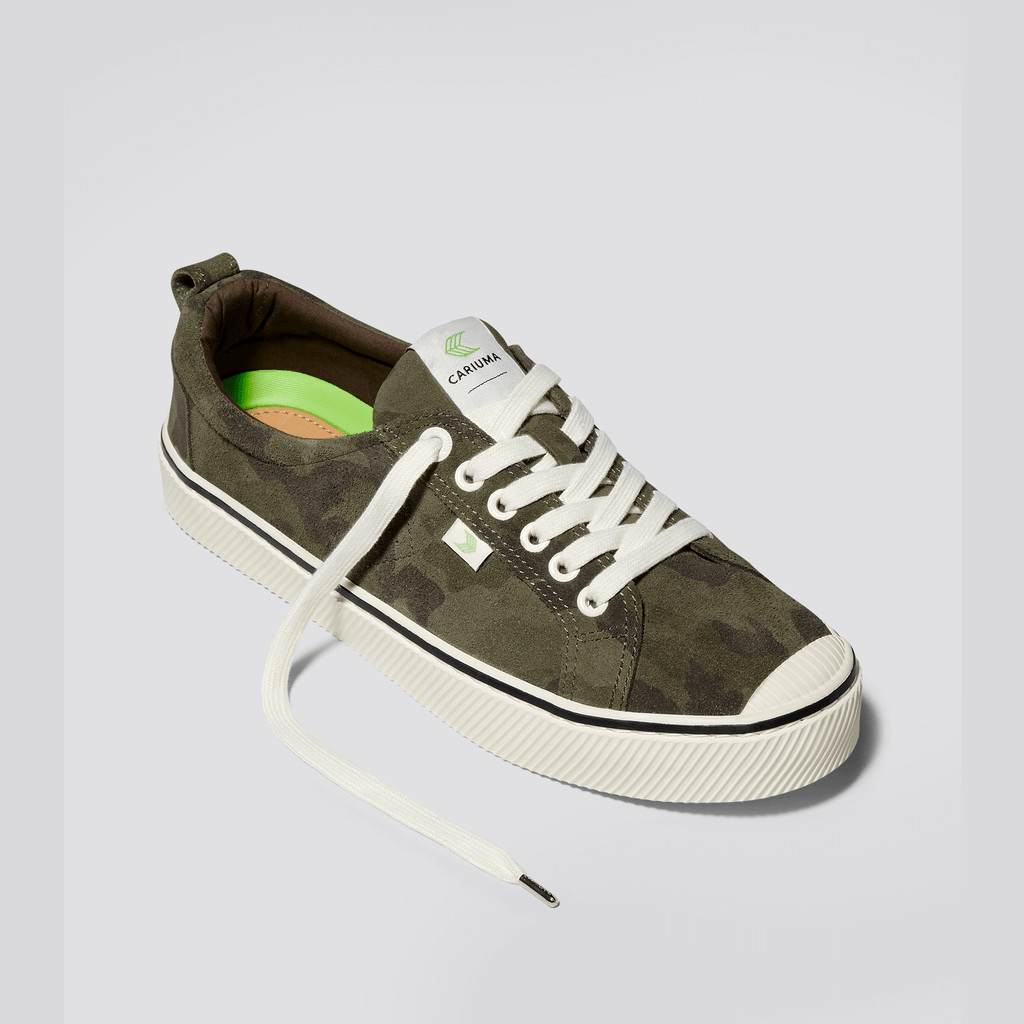 Cariuma Low Top Suede OCA LOW Herren Camouflage | 849-MXYGNE