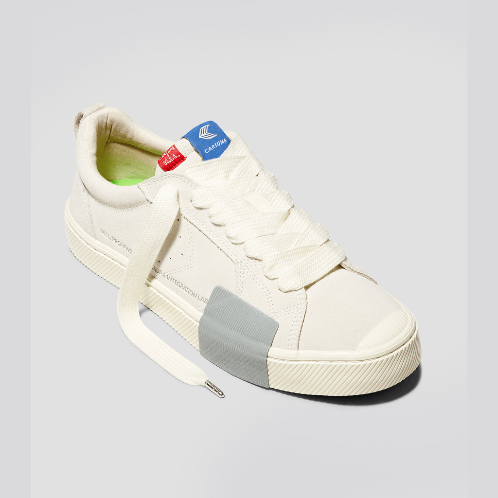 Cariuma Low Top Suede OCA LOW Herren Off-White Vintage | 762-FTXUKQ