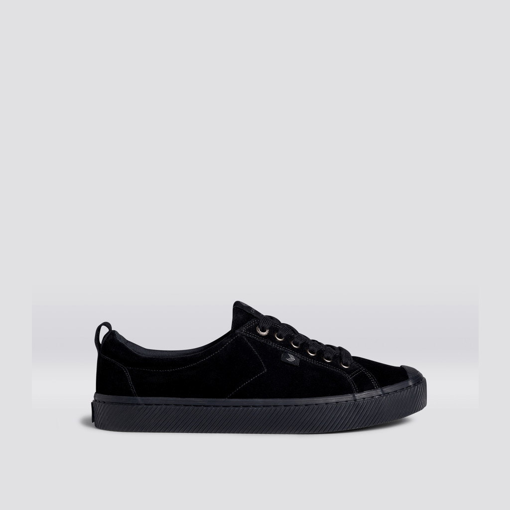 Cariuma Low Top Suede OCA LOW Herren Schwarz | 951-CJINPK